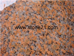 Crown Red Granite Column,China Red Granite