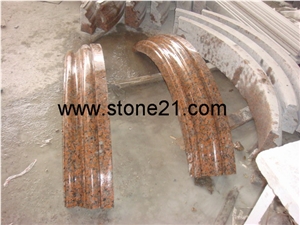 G562 Granite Column,China Red Granite Column,G562 Granite
