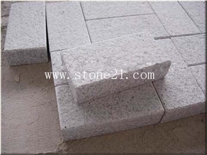 G602 Granite Driveway Paving, Plum Blossom White Road Pavers