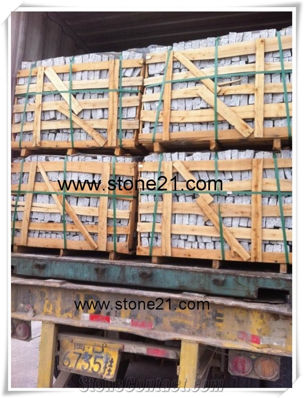 G603 Granite Cobble Stone,China Grey Granite Cobble Stone