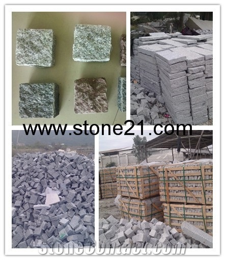 Grey Granite Cobble Stones
