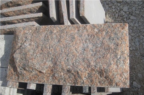maple red granite mushroom stone wall cladding