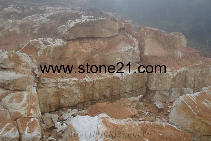 Pearl White Granite Blocks from Our Owned Quarry