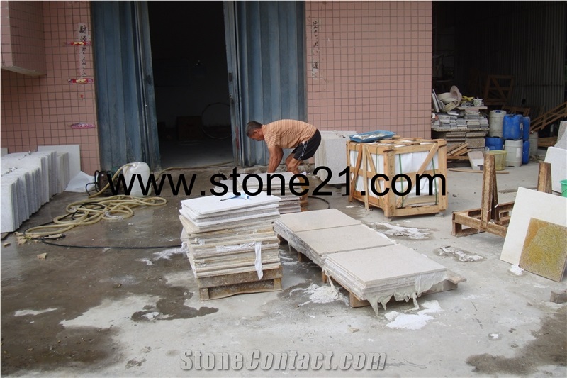 Pearl White Granite Blocks from Our Owned Quarry