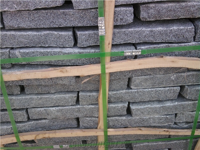 Sesame Black Granite Cobble,China Black Granite Cube Stone