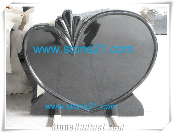 Shanxi Black Granite Tombstone & Monument,Memorials,Gravestone & Headstone Export to Romania