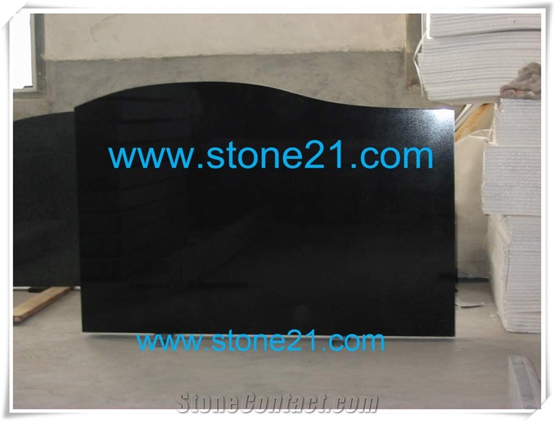 Shanxi Black Granite Tombstone & Monument,Memorials,Gravestone & Headstone Export to Romania