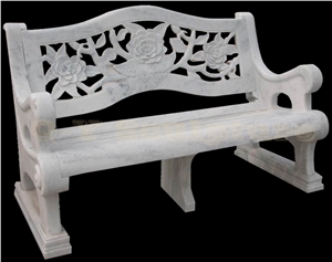 Garden Stone Bench with Back,Garden Bench,Exterior Furniture,Outdoor Benches,Park Benches,Patio Bench,Street Furniture
