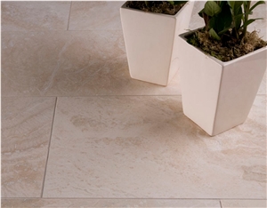 Vanilla Rustica Travertine Sanded Floor Tiles