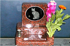 Cl-Pm029,Pet Tombstones,Pet Monuments,Dog Gravestone,Red Headstones