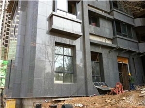 Imperial Cafe Granite Tiles Polished Building Exterior Wall Cladding, Machine Cutting Slabs, Brown Granite for Wall Covering