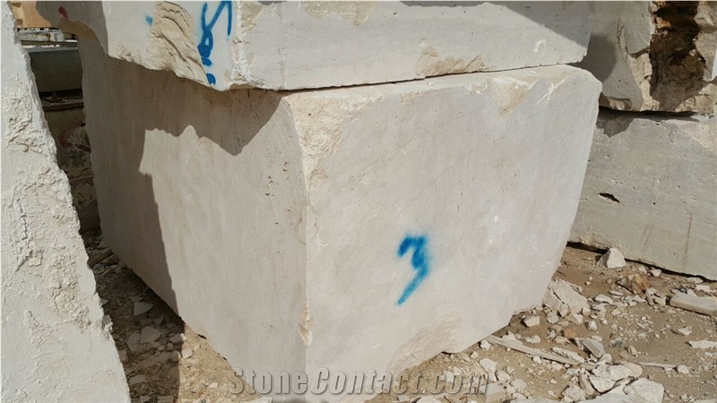 Ivory Travertine Block