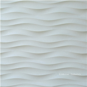 3D beige decorative stone wall art panels 
