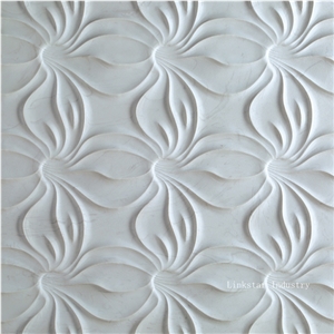 3d decor sculptural stone wall art tile 