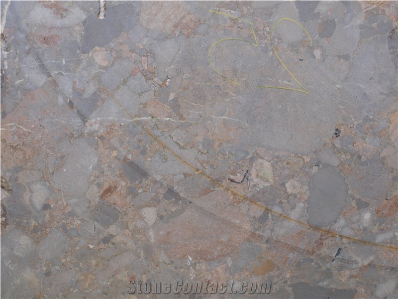 Kokkinovrachos Marbles Multicolor Gray