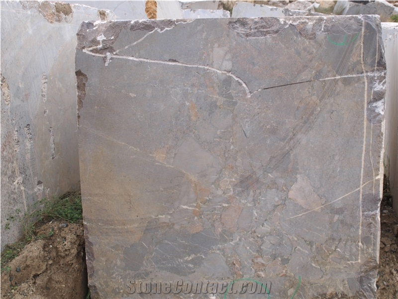 Kokkinovrachos Marbles Multicolor Gray