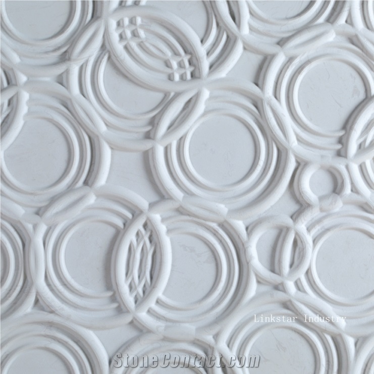 3D Industrial stone wallart tile design