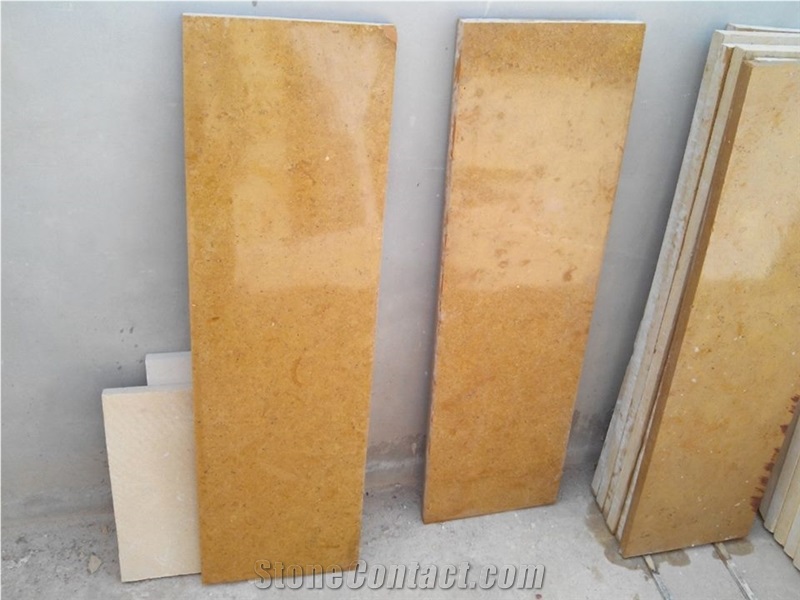 Egypt Golden Sinai Slabs & Tiles, Golden Sina Limestone Slabs & Tiles
