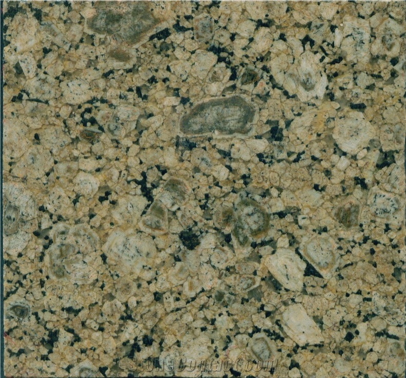 Verdi Yellow Granite ,Ghazal Granite Slabs