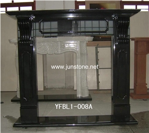 Absolute Black Granite Fireplace,Shanxi Black Granite Fireplace