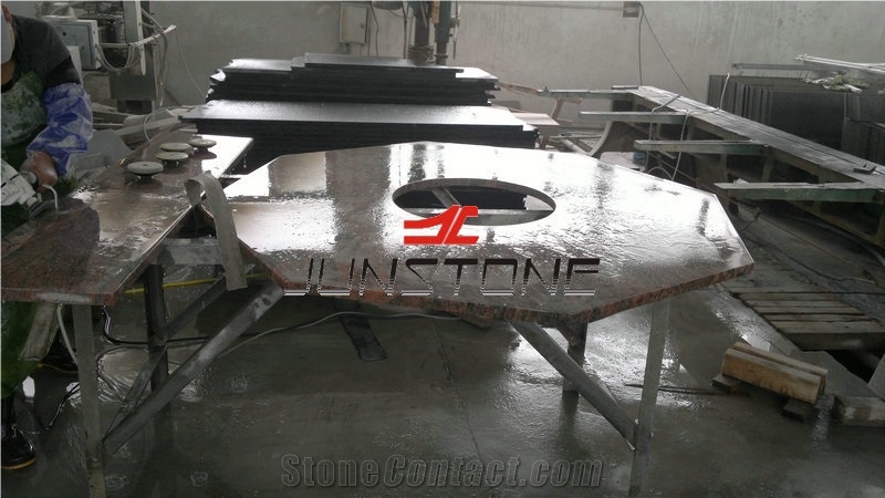 Multicolor Red Countertop/Red Granite Countertop/Indian Red Top