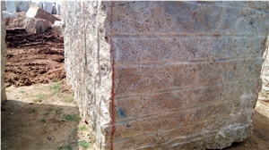 Ivory Gold Granite Block, India Yellow Granite