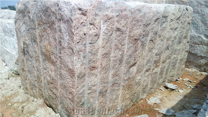 Ivory Gold Granite Block, India Yellow Granite