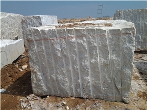 Kashmir White Granite Block, India White Granite