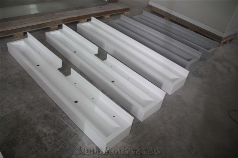 Quartz Stone Solid Surface Wash Basins