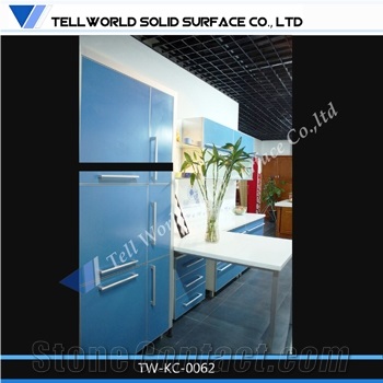 White Marble Kitchen Countertops support custom design