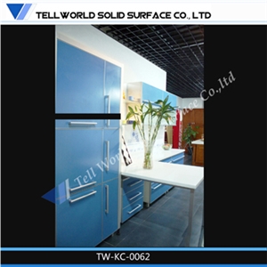 White Marble Kitchen Countertops support custom design