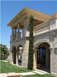 Durango Travertine Balustrade and Railing