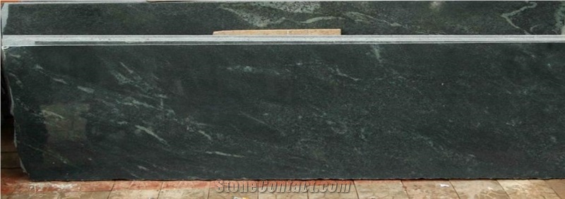 Ebony Green Granite Slabs