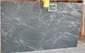 Ebony Green Granite Slabs