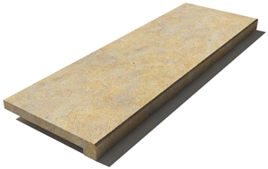 California Coping 610x250x30 Mm, Prof. B4, Sandblasted