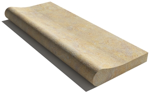 California Coping 610x250x30 Mm, Prof. C0, Sandblasted California Coping 610x250x30 Mm, Prof. C0, Sandblasted