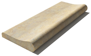 California Coping 610x250x30 Mm, Prof. C1, Sandblasted