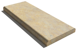California Coping 610x250x30 Mm, Prof. D1, Sandblasted