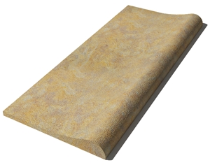 California Coping 610x250x30 mm, Prof. S0, Sandblasted California Coping 610x250x30 mm, Prof. S0, Sandblasted