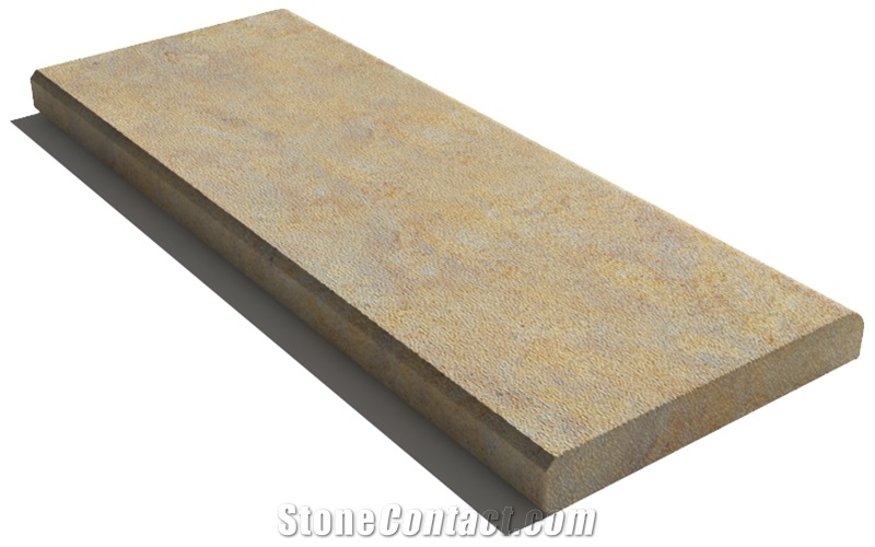California Marble Coping 610x250x30 Mm, Prof. B1, Sandblasted