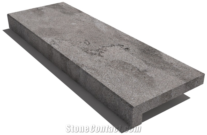 Grey East Coping 610x250x30 Mm, Prof. B6, Sandblasted