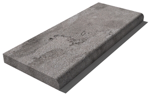 Grey East Coping 610x250x30 Mm, Prof. D0, Sandblasted