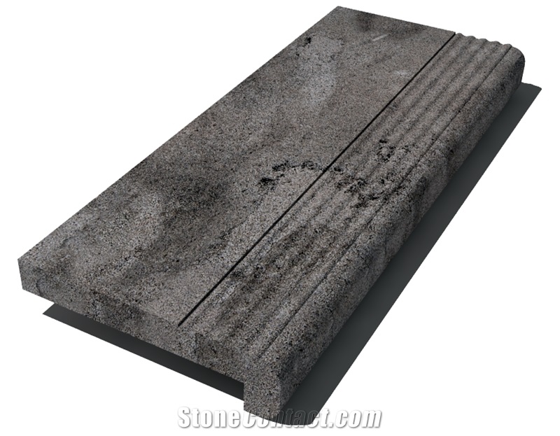 Grey East Coping 610x250x30 mm, Prof. E6, Sandblasted
