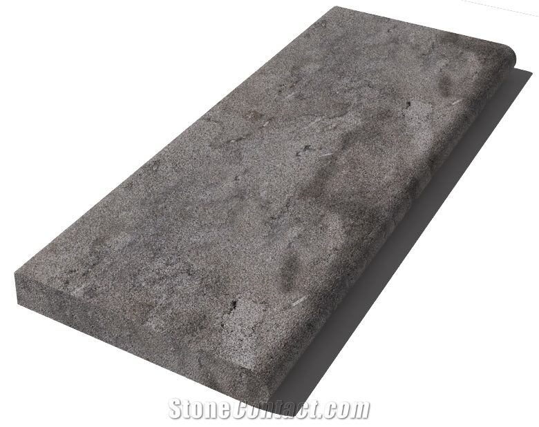 Grey East Coping 610x250x30 mm, Prof. F0, Sandblasted