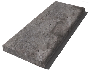 Grey East Coping 610x250x30 mm, Prof. F0, Sandblasted