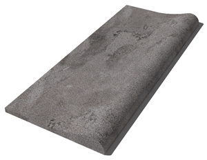 Grey East Coping 610x250x30 mm, Prof. S0, Sandblasted