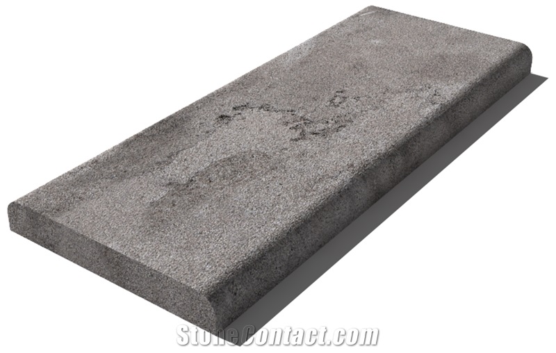 Grey East Marble Pool Coping 610x250x30 Mm, Prof. D1, Sandblasted