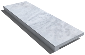 Kavala Coping 610x250x30 Mm, Prof. B4, Sandblasted
