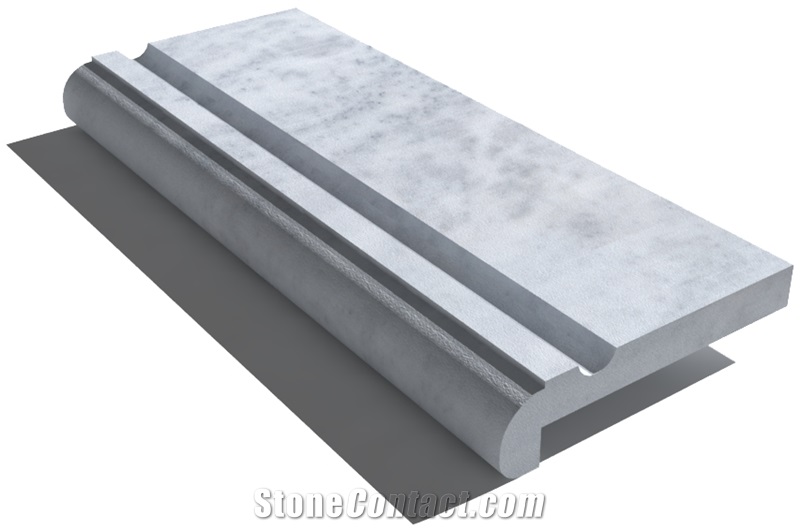 Kavala Marble Coping 610x250x30 Mm, Prof. A6, Sandblasted