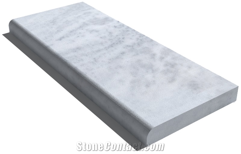 Kavala White Coping 610x250x30 Mm, Prof. D0, Sandblasted